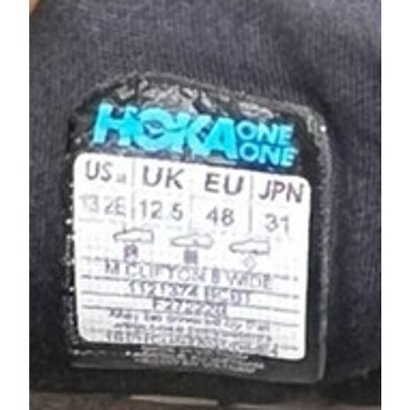 ***SOLD*** Hoka One One Clifton 8 Wide Cushioned Sneakers Size 13 B27 - Picture 7 of 7